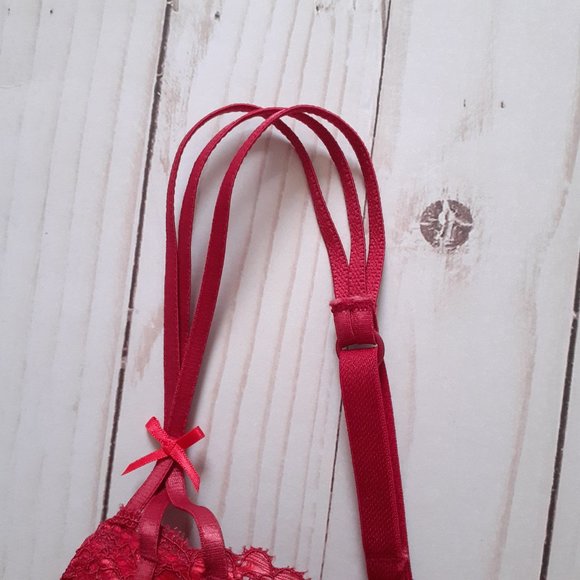 NWT Adore Me Abela Push Up Bra in Red Size 36B - Picture 6 of 14